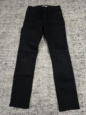 Classic Black Straight-Leg Jeans